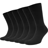 Suitable Merino Sokker 2-pakning Svart Størrelse