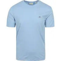 Gant for man. 2003184 Shield T-shirt blue (XXL), Casual, Cotton, Short sleeve, Sustainable