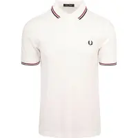 Fred perry for man. M3600 White Twin Tipped Polo Shirt (3XL), Casual, Cotton, Short sleeve