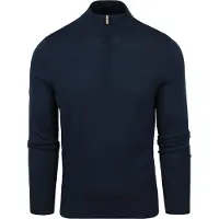 Suitable Merino Half Zip Genser Marineblå Mørkeblå Blå Størrelse