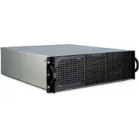 Inter-Tech IPC 3U-30248 - Kabinett - Server (Rack) - Svart