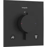 Hansgrohe HG Ecostat Comfort E - t indbygn. m afspær t 2 udtag Mat sort