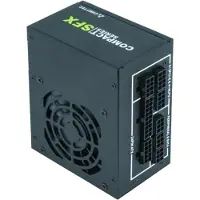 Chieftec Compact Series CSN-650C - Strømforsyning (intern) - ATX12V 2.3/ SFX12V - 80 PLUS Gold - AC 100-240V - 650 Watt - aktiv PFC - svart