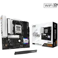 Asrock A620AM PRO RS WIFI - Hovedkort - micro ATX - Socket AM5 - AMD A620A Chipset - USB 3.2 Gen 1, USB-C 3.2 Gen 1 - 2.5 Gigabit LAN, Wi-Fi 6E, Bl...
