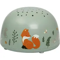 A Little Lovely Company Projektørlampe - 14x9 cm - Forest Fri - - OneSize - Nattlampe
