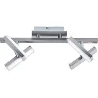 JUST LIGHT Rico - LED-taklampe med dreibare lamper