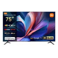 Xiaomi A Pro 2026 - 75 Diagonalklasse LED-bakgrunnsbelyst LCD TV - QLED - Smart TV - Google TV - 4K UHD (2160p) 3840 x 2160 - HDR - Quantum Dot - mørk grå