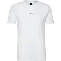 BOSS for man. 50559199 Active T-shirt slim fit white (M), Casual, Cotton, Short sleeve