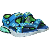 SKECHERS Sandaler - MEGA Splash 4K - Svart/Blå/Grønn - - 30 - Sandals