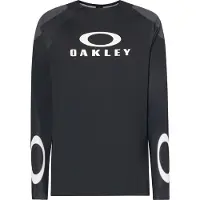 Oakley Seeker Edge LS sykkelgenser - blackout str. L