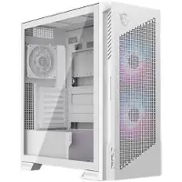 MSI MPG VELOX 300R AIRFLOW PZ - Mid tower - utvidet ATX (E-ATX) - sidepanel med vindu (herdet glass) - ingen strømforsyning (ATX) - hvit - USB/lyd
