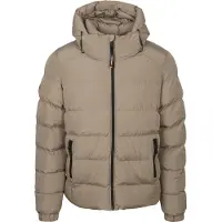 Superdry for man. M5011905A Hooded Sports padded jacket taupe (XXL), Casual, Polyester