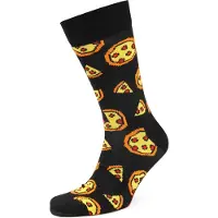 Happy socks Sokker Pikselpizza Svart Flerfarget Størrelse