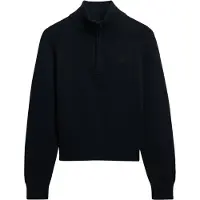 Superdry Essentials Slim Knit Halv Glidelås Genser