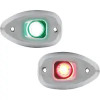 Lalizas Mikro-led 12 Styrbord Og Babord Lys 112.5º Innfelt Med Hull