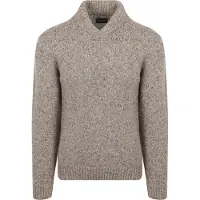 Suitable Genser Skjerf Tweed Eco Ull Grå Taupe Brun Størrelse