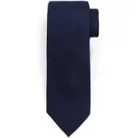 Suitable Slips Silke Rough Oxford Navy Blå Mørkeblå