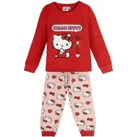 Hello Kitty Pyjamas Med Lange Ermer
