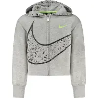 Nike Cardigan - Splatter - Grey Heather - - 7 år (122) - Cardigan