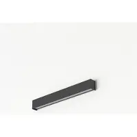 Euluna Vegglampe Straight S, 62 cm, grafitt