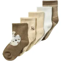 Name it Sokker - NbnTouni - 5-pack - Summer Sand - - 50/56 - Sokker