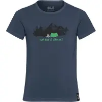 Jack Wolfskin Hiking Graphic Kortarmet T-skjorte