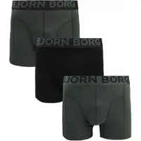 Björn Borg Bjørn Borg Bokser 3 Pakke Grønn ørkegrønn Størrelse