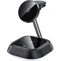 Acefast E16 LED 3-in-1 wireless charger (black)