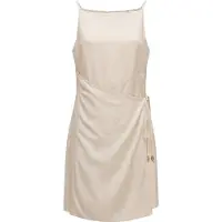 Salsa Jeans 21012080 Linen Ermeløs Kort Kjole