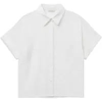 Gisela Beach Structured Fabric Kortarmet Skjorte