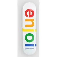 Enjoi Spectrum R7 8.25" Skateboard Deck hvit