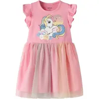Name it Kjole - NmfAdaja MLP - Rosa Drikke - - 2 år (92) - Kjole