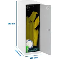 Simonlocker Montadas Dism.single Mini Skap 915x300x500 Mm