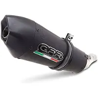 Gpr Exhaust Systems Gp Evo4 Black Titanium Cf Moto 400 Nk 19-20 Ref:cf.5cat.gpan.blt Titanium Godkjent Kjegleformet Lyddemper
