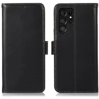 Mtp Products Samsung Galaxy S26 Ultra lommebokveske i lær med RFID - svart