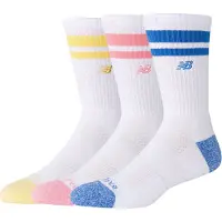 New Balance Active Lifestyle Striped Sokker 3 Par