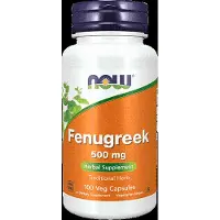 Now Fenugreek 500 mg, 100 veg kapsler