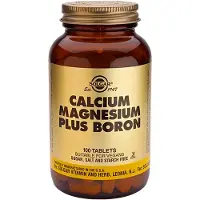 Solgar Kalsium Magnesium + Bor 100 kapsler