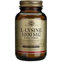 Solgar L-Lysin 1000 mg Aminosyrer 50 tabletter