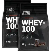 Star Nutrition Mix&Match: 2 x Whey-100 Myseprotein 1 kg