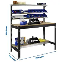 Simonwork (bancos De Trabajo) Bt1 Arbeidsbenk 1445x1510x760 Mm