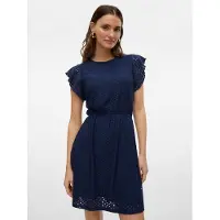 Vero Moda Tassa Frill Ermeløs Kort Kjole