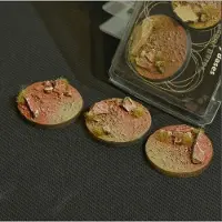 Gamers Grass Bases Round - Badlands 50 mm (3 stk.)