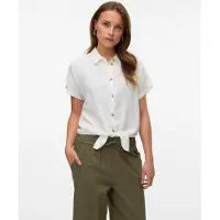 Vero Moda Thea Tie Kort Ermet Bluse