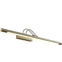 LINDBY LED-bildelampe Mailine med bryter, messing