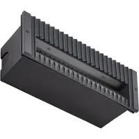 LUCANDE LED innfelt vegglampe Tavion, 25 cm, antrasitt, IP65