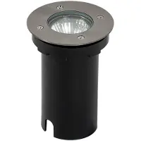 PRIOS Riya nedfelt lampe, rund, stål