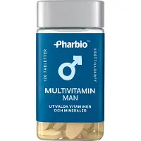 Pharbio Multivitamin Mann 120 tabletter