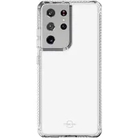 Itskins HYBRID // CLEAR - Baksidedeksel for mobiltelefon - polykarbonat, termoplast-polyuretan (TPU) - gjennomsiktig - for Samsung Galaxy S22+