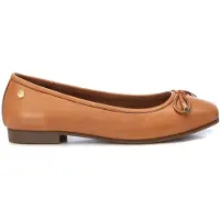 Carmela for woman. 16179102-CAMEL Leather Ballerinas 161791 brown (39), Flat, None, Casual, Party, Classic
